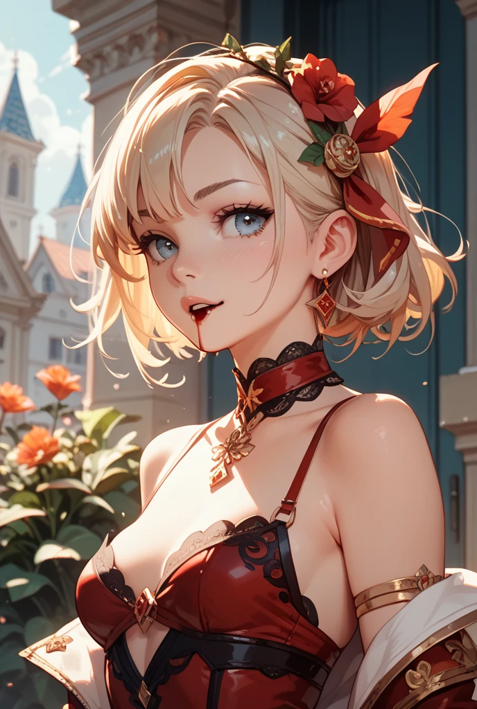 Blond Bob Girl Pixar Style