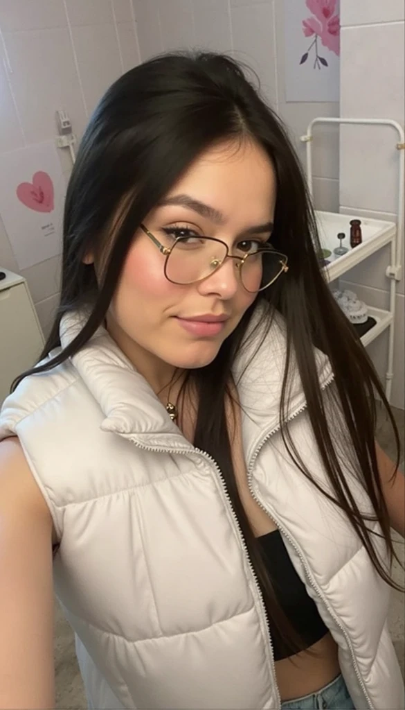 Selfie for instagram with glasses