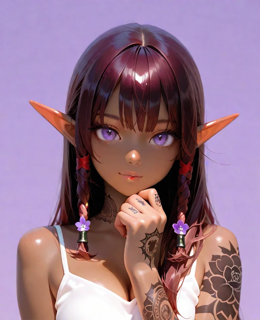 （（purple glasses reflective bra））pretty girl，Purple reflective bra，Silk cloak，Summer style，Imperial Green Jade Sunglasses，Beautiful girl, purple reflective bra, silk cloak, summer style, imperial green jade sunglasses， wearing a purple outfit and purple sunglasses, artwork in the style of guweiz, trending on cgstation, fantasy art style, guweiz, a beautiful fantasy empress, deviantart artstation cgscosiety, the style of wlop, g liulian art style, beautiful elf with violet skin, aesthetic!!!!!! female genie （（1   girl））