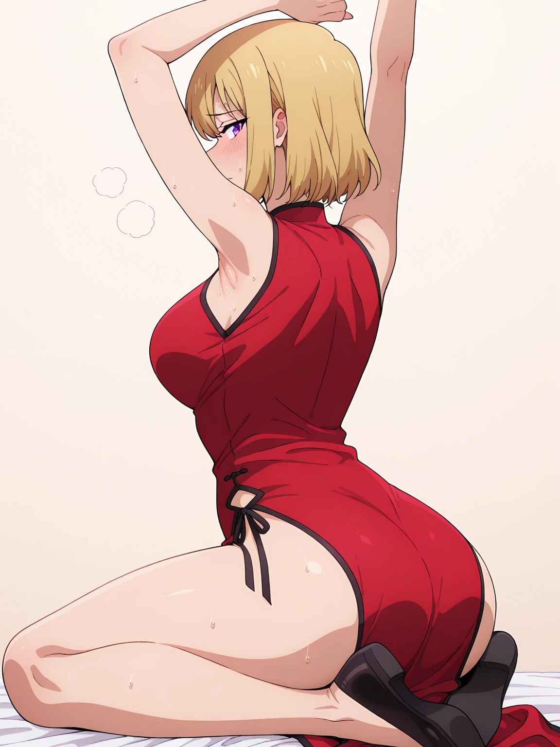 masterpiece, ,(solo:1.1), perfect face, (bright lighting:1.2),beautiful detailed eyes, extremely detailed face, perfect lighting,masterpiece, best quality, ((mature female)), ((medium breasts)), 30yo female, 1girl, red lips, provocative, slim waist, tease, lips, lipstick, red lips, red lipstick, woman, bold lips, thick lips , natural breast, hot pose, full body, blone, blonde