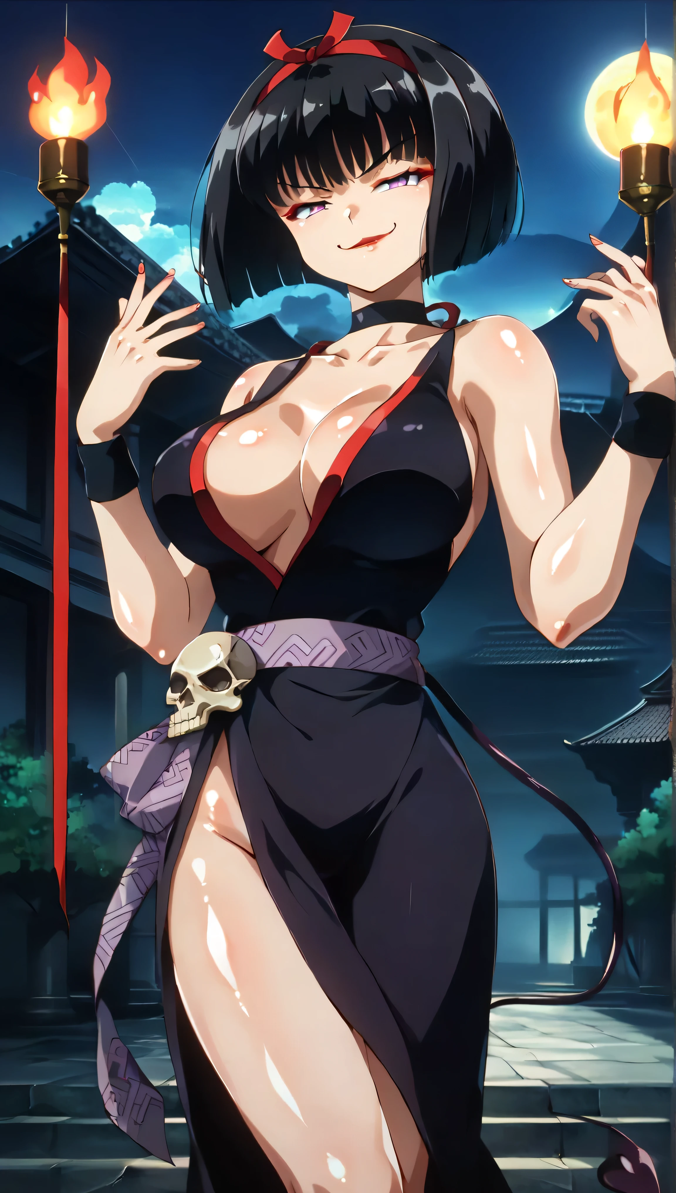 Saeko Busujima y Nico Robin