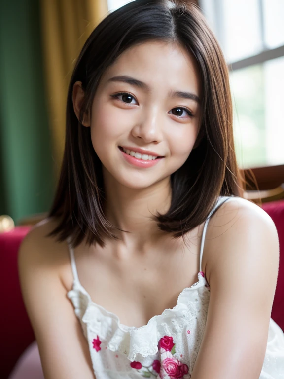 masterpiece,highest quality,1 girl,black eyes,(sex),((nude)),(medium breasts),vagina,black hair,(Japanese style room),throw,(beautiful japanese ),((beautiful girl)),An expression that imagines something pleasant:1.2,(perfect body beauty:1.2),((perfect body)),(shy smile),beautiful teeth,