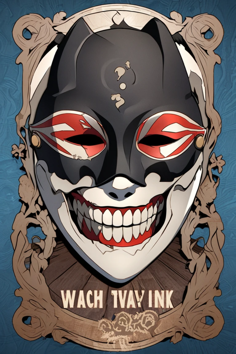 guttonerdvision6, Coringa no estilo de 0mib, ilustrador, obra-prima, alta qualidade, 8k, Highresolution, alto detalhamento, sorriso