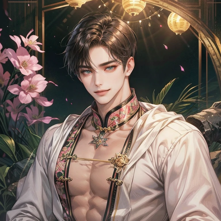 ((best quality)), ((masterpiece)), (detailed), ((best quality)), ((masterpiece)), (detailed), ((best quality)), ((masterpiece)), (detailed), (male), (boy), a handsome sweaty man naked