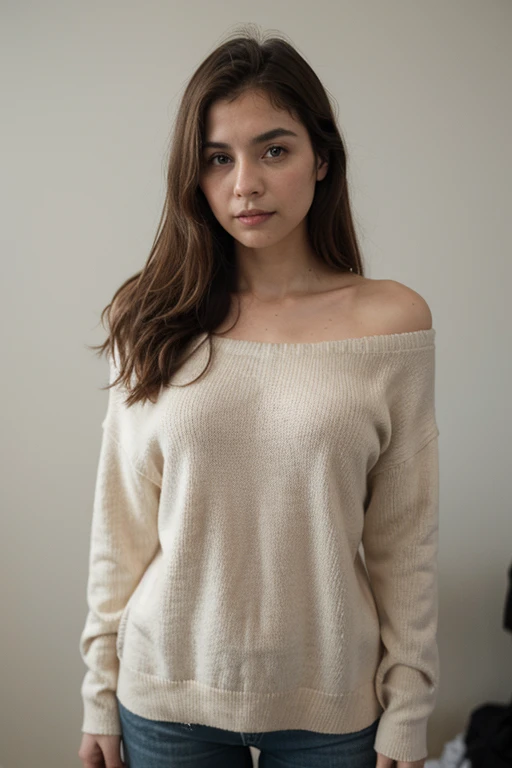 ((best quality)), ((masterpiece)), (detailed), boys, guitar, off-shoulder sweater,