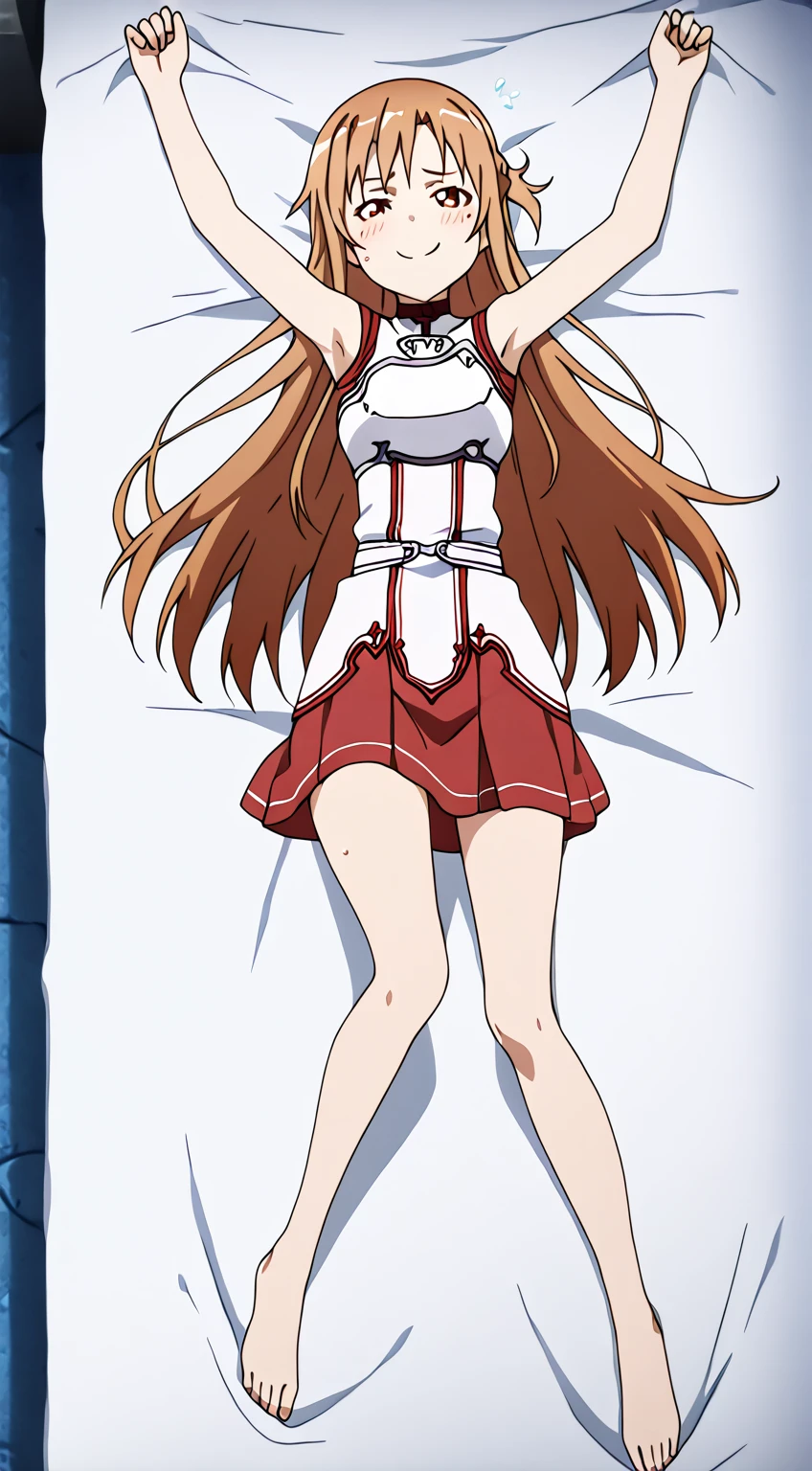 D Cup Beautiful breasts masterpiece highest quality High resolution black A slightly open mouth Glaring eyes Mouth slightly open Contemptuous Eyes Condescending eyes to close range Headband Nebra underwear Showing her ass Completely naked Nipples