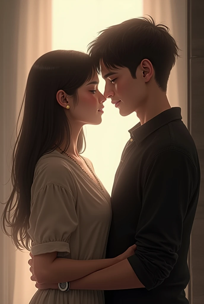 A couple of white boyfriend and Japanese girlfriend