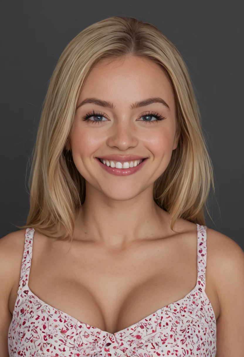 her name is Alliyah, high quality, 1girl, ((20-year-old fit Caucasian woman)), ((20 years old)), ((fit)), ((blonde with bangs)), pose: standing, wearing stylish maroon mesh lingerie, BACKGROUND: cozy living room, ugly smiling, standing and leaning, cleavage