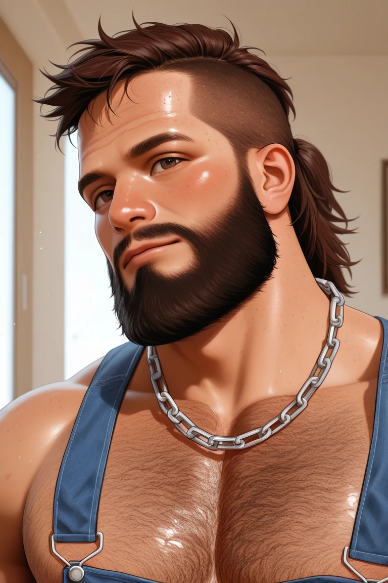 Pirata cortando cabelo na barbearia barba negra