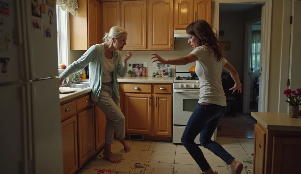 Housewife beats housewife