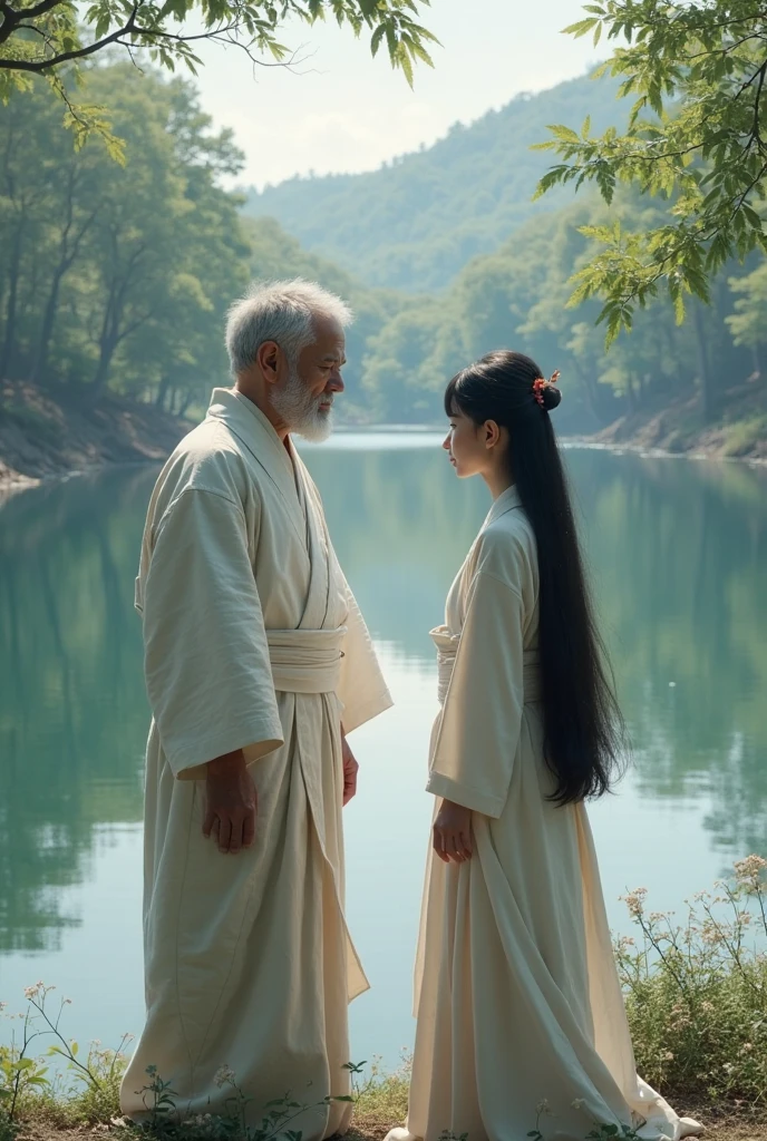 Horikiri Nagisa a long grayish white haired with his hair in cute twin tails  beautiful boy who isn't entirely comfortable with modeling cute feminine clothes for his little sister but is okay with it despite feeling a bit emasculated, Masterpiece,Best quality,Looks disinterested, deadpan eyes