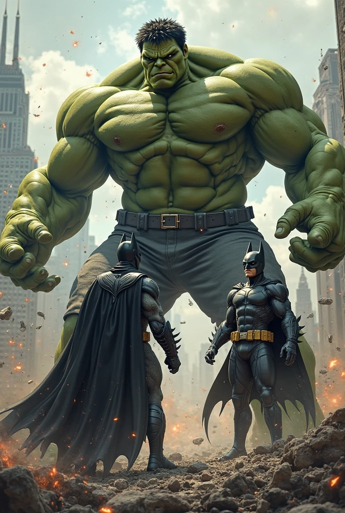 Batman with she hulk