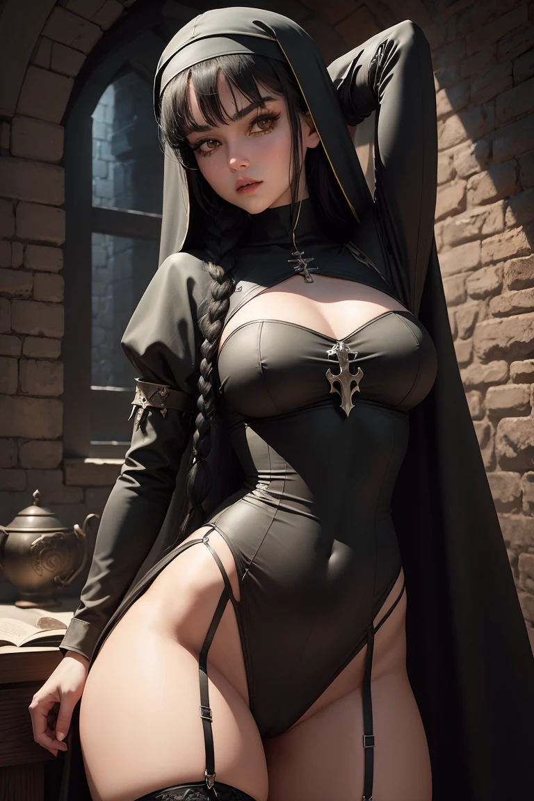 (((Young White Woman))), ((Best Quality)), ((Masterpiece)), (Detail: 1.4), 3D,MarinLora, blush, short hair, black hair, hair ornament, thighhighs, long sleeves, dress, purple eyes, purple hair, flower, (nude), pastel, Centered, scale to fit the dimensions, nffsw (High dynamic range),Ray tracing,NVIDIA RTX,Hyper-Resolution,Unreal 5,Subsurface Dispersion, PBR Texture, Post-processing, Anisotropy Filtering, depth of fields, Maximum clarity and sharpness, Multilayer textures, Albedo and specular maps, Surface Shading, accurate simulation of light and material interactions, Perfect proportions, Octane Render, Two-tone lighting, Wide aperture, Low ISO, White Balance, thirds rule, 8K Raw, Crysisnanosuit,loraeyes,nijistyle,pantyhose, freckles, nsfw, sexual pose ,High detailed, 300dpi, pornstar, ((((white background))), (((sexy pose))), (((flirt))) ((fullbody))