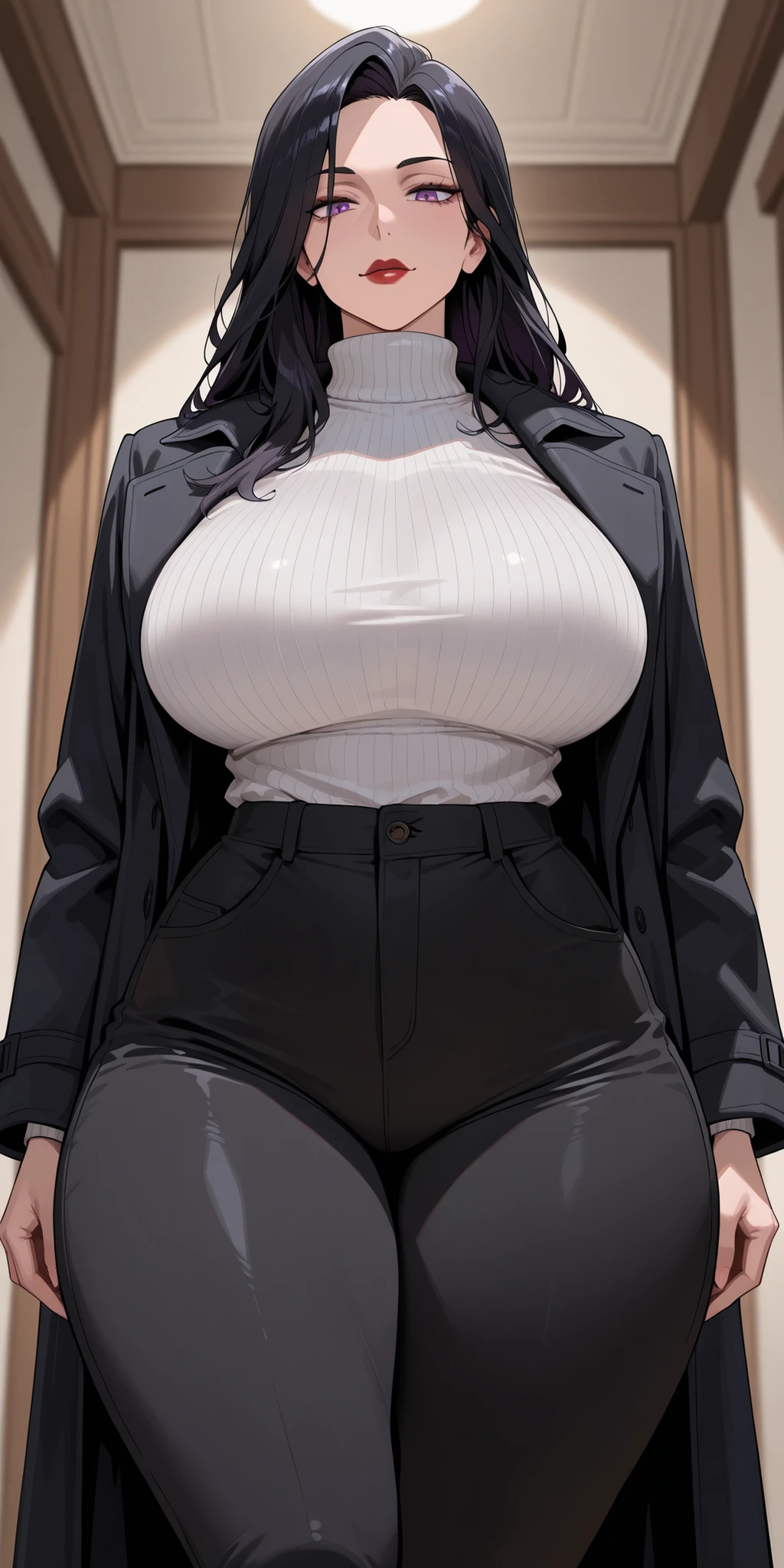 Malaysian woman (age 40), hijab no hair showing, cute face, extremely busty, comically busty, no bra, erect nipples, curvaceous body, hourglass figure, in a miniskirt and crop top, shopping and flirting in Bangkok, man hungry, lusty, no nudity, safe for work, A cute Malaysian woman, aged 40, wearing a hijab without showing her hair, stands out with her attractive face. She has extremely noticeable and well-endowed breasts, accentuating her curvaceous body with an hourglass figure. She confidently struts around in a fashionable miniskirt and a stylish crop top, drawing attention to her alluring appearance. As she explores the bustling streets of Bangkok, she effortlessly exudes an aura of confidence and charm, captivating those around her. The air is filled with excitement as she indulges in a shopping spree, displaying her vibrant personality and zest for life. With an appetite for connections and passion, she engages in flirty encounters, leaving men captivated and craving for more. The scene is full of anticipation and desire, as she navigates the vibrant city with grace and allure, making every moment a lust-filled adventure. The artwork exudes high quality, bringing out the richness of details in the woman's captivating features and the vibrant surroundings. Through realistic and vivid colors, the image takes on a photorealistic style, accentuated by expert lighting techniques. The overall composition evokes a sense of intrigue and seduction, capturing the essence of this Malaysian woman's empowering presence in the cosmopolitan ambiance of Bangkok. No nudity, safe for work