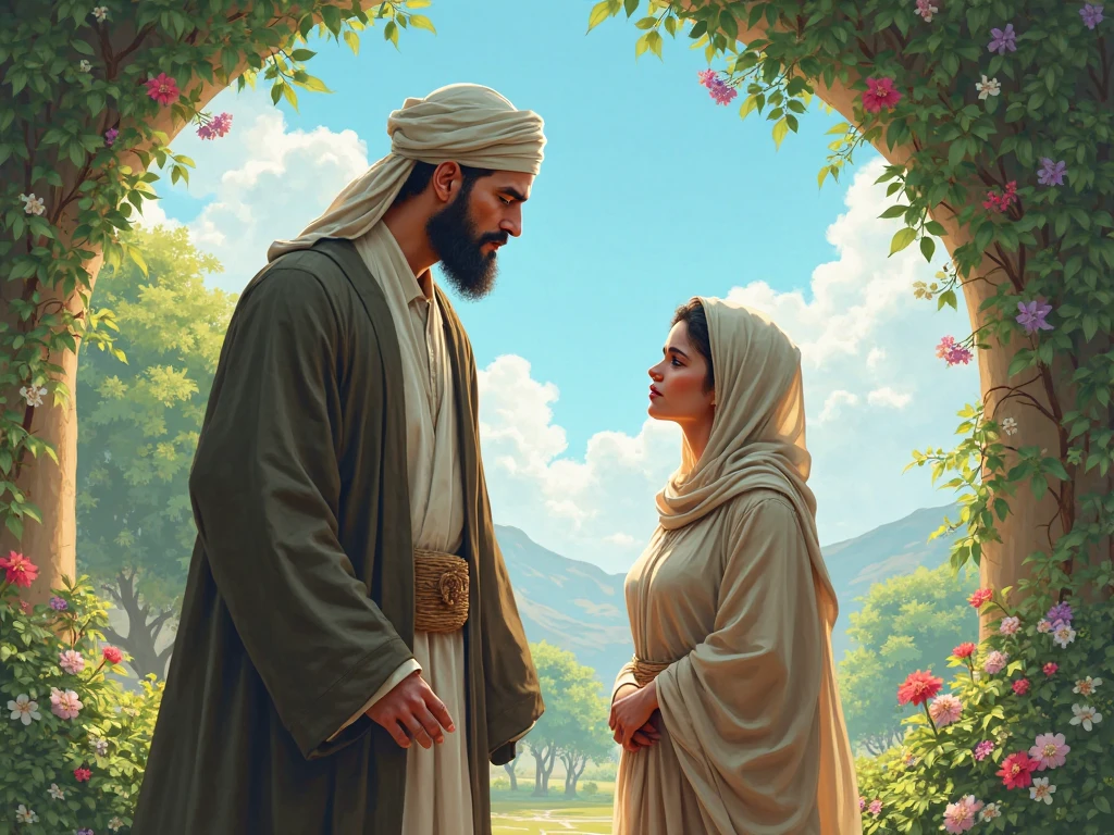 Mohammad with Ayesha