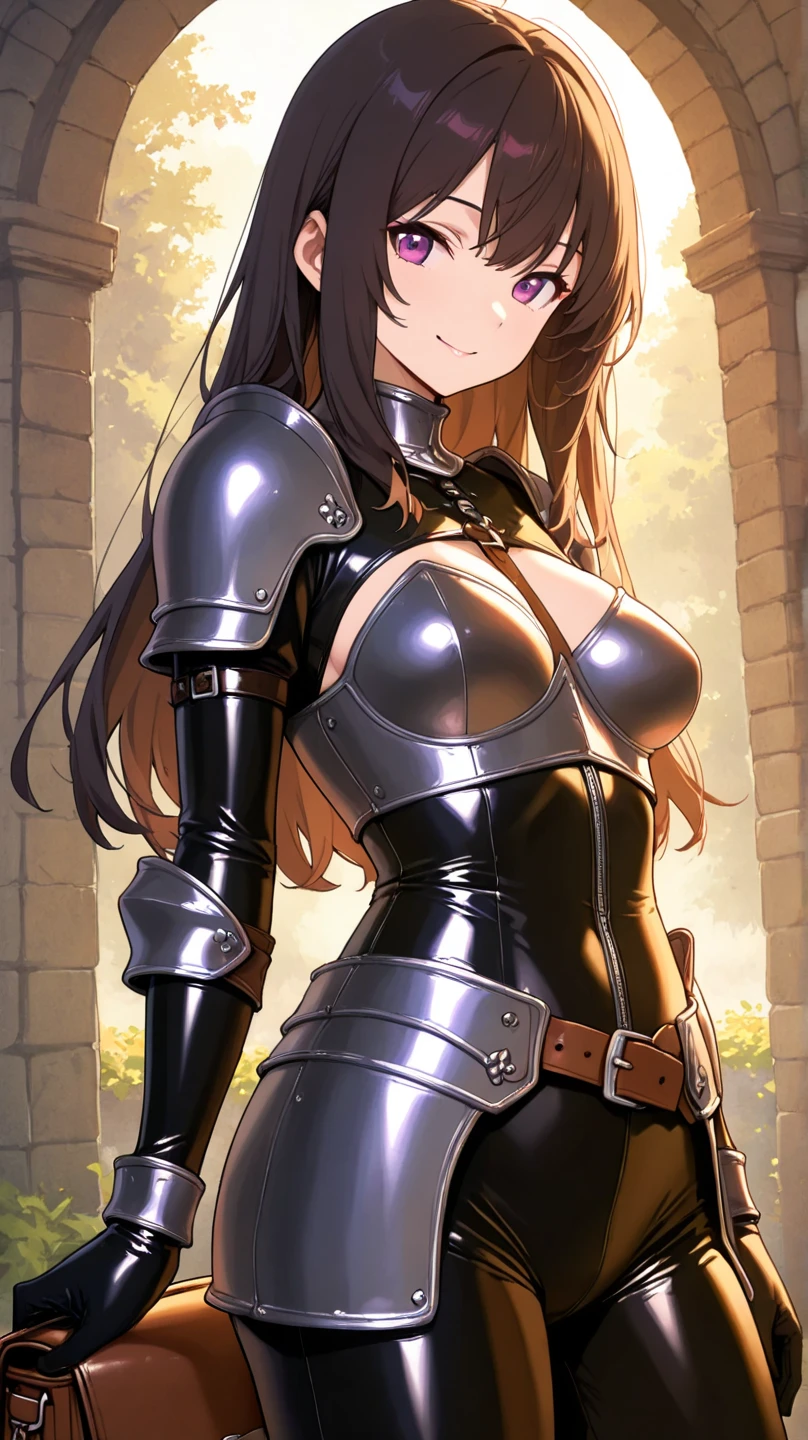 Woman knight、Leotard、s Armor