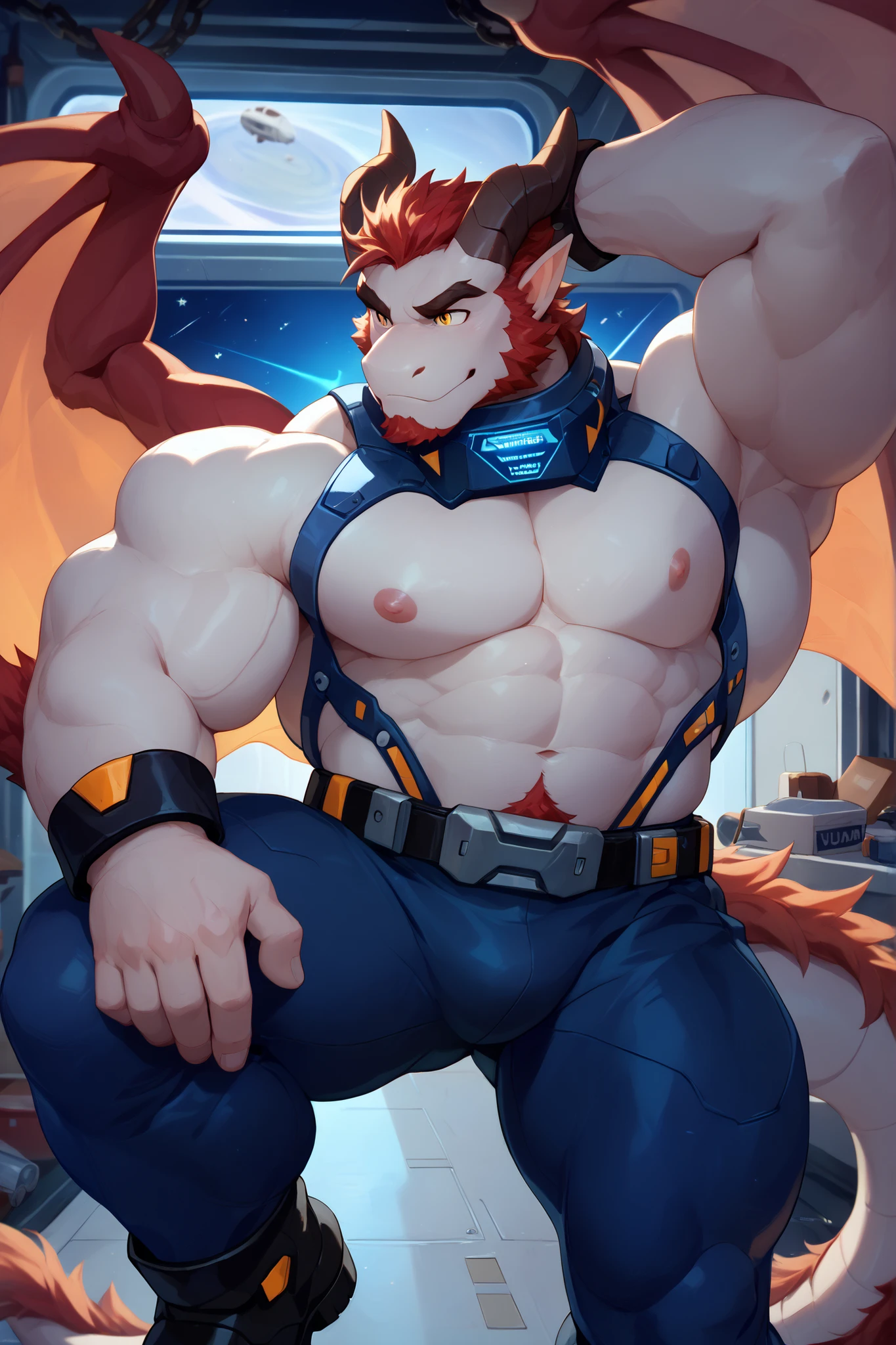 #Furry Dragon
#Male
#Antromoporfico
#Musculoso
#Sexy
#Solo
#Just in sexy underwear
#Excitado
#Corpo Inteiro.