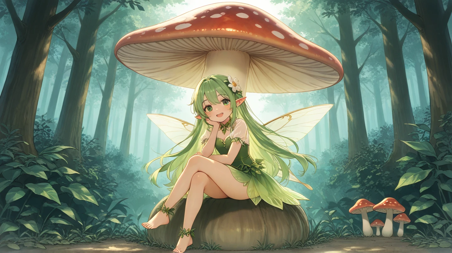 Mascagna、Nyaohha、Nyarote、Pokémon、green body,spread leg show off