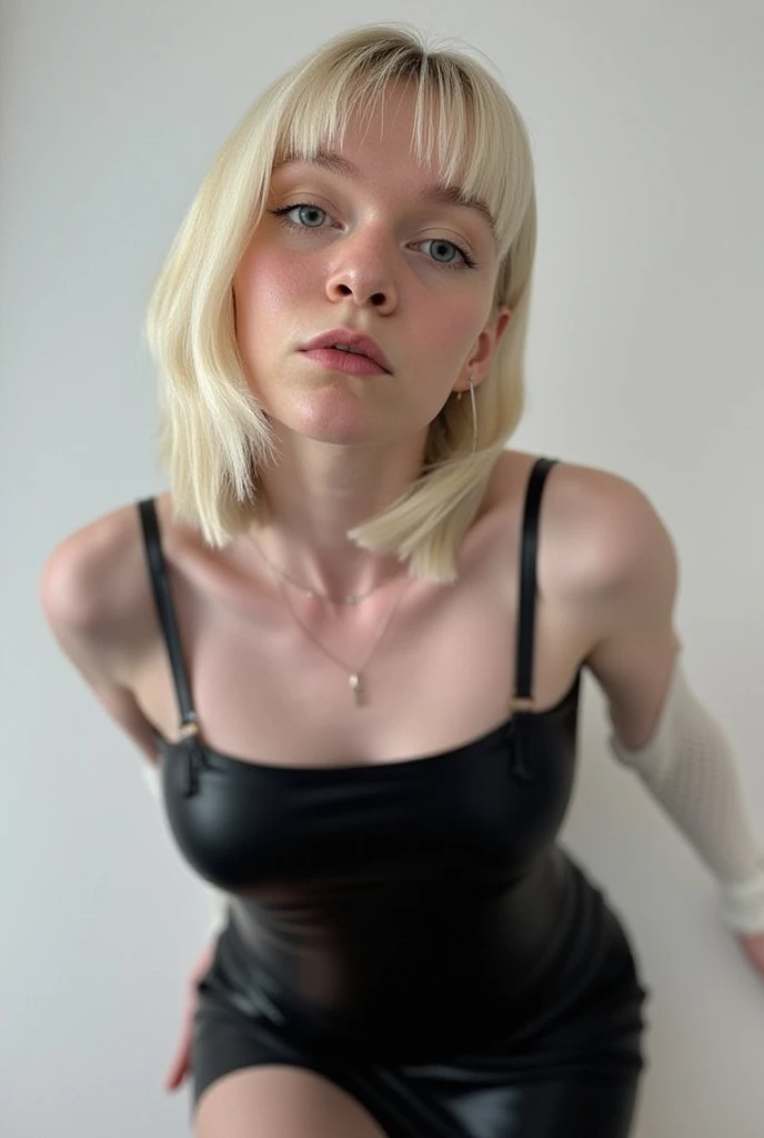 (((perfect flat chest baby Jessica Rothe))):1.5, (((flat chested))):1.5, (shiny silky blonde hair):1.5, (((NSFW))):1.5, (((very cute small baby))):1.5, wearing see-through french maid sexy clothes show off nipples. professionally retouched, soft lighting, (((hyper realistic))):1.5, smooth face, perfect eyes, sharp focus on eyes, 8 k, high definition, insanely detailed, intricate, elegant. in a Eiffel Tower background.