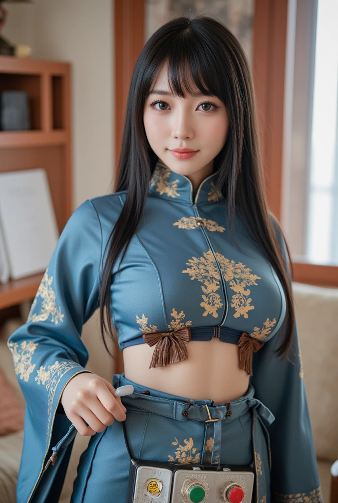 Create me the image of Clorinde, the character from the game Genshin Impact