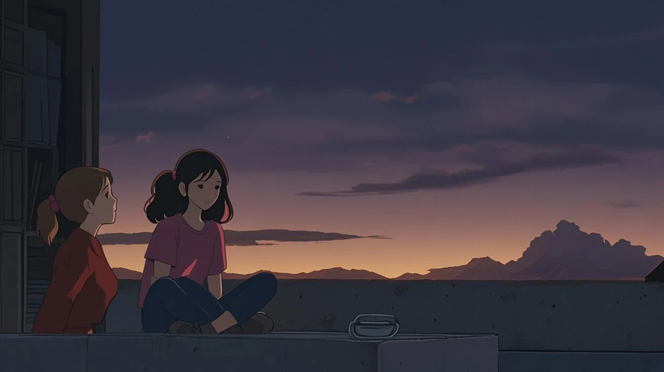 Ochako Uraraka, teen, small boyshorts, topless, pechos medianos, bedroom, front, atardecer
