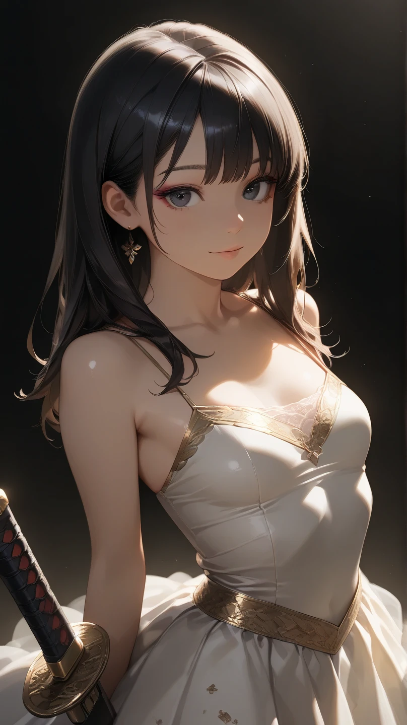 ((((highest quality))))、(((Ultra-precision CG16K wallpaper)))、(((masterpiece)))、(((Super detailed)))、(((super extreme details)))、((1Mature 24 year old woman:1.3))、((Very beautiful Japanese faceai Shiraishi:1.3))、((straight semi-long hair、blunt bangs:1.5))、(Shiny brown hair)、beautiful delicate eyes、brown eyes、high nose、small nostrils、small mouth、seductive lips、beautiful breasts、((C cup size breasts))、cleavage、plump body、perfect proportions、perfect anatomy、perfect composition、beautiful detailed shading、beautiful natural lighting、beautiful detail glow、Depth of the bounds written、(((High chroma)))、(((real:1.9)))、((vivid:1.5))、((beautiful skin))、((skin texture))、((realな皮膚感))、(((cowboy shot:1.6)))、((Front view、Front low angle:1.5))、((shy smile:1.5))、(The woman is facing this way:1.5)、Bright daylight、Natural light、(((Western Palace:1.5)))、(Open leg dance pose:1.5)、(((YD Dancer Clothing:1.6)))、((hair band、earrings、wearing necklace:1.3))、