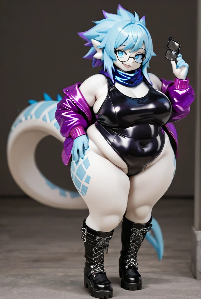 (master piece: 1.1), By aruurara, tyrannosaurus girl, 1girl, pink fur, star hair ornament, starry background, saint quartz \(fate\), 1girl, star necklace, mole, star earrings, animal ears, solo, navel, big breasts, big thick, freckles, pink hair, mole on breast, highleg, long tail, panties, cleavage, black mini skirt with pantie showing, red highleg panties, camel toe:1.6, navel piercing, sticker, scalie female, Short black Puffer Jacket/W Black Top Kitty, long arm sleeves, body scales, furry, tank top, smile, blush, pencil drawing style, cross hatching texture shadows, full body view, random poses, fashion pose, dynamic Pose, dynamic view, Mythology Go, street style pose, random dynamic angle view