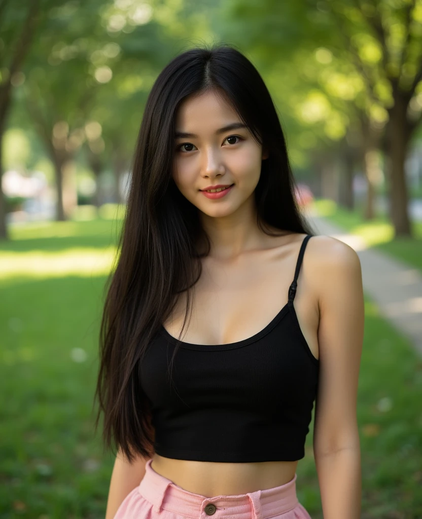 8k images, Shot with a high quality Fuji 45 camera., Pixels, best quality, Masterpiece:1.2), (realistic, photo-realistic:
1 woman,cute, alone,Beautifully detailed sky,at night, Outdoors in the countryside there are flowers..,) ,big breasts, seductive smile, wide aperture, professional lighting, Sony A7R4, 50 mm sitting lens. 2 medium sized breasts,Beautifully detailed eyes,(dark orange t-shirt, long hairลอยขึ้นมา:1.2),floating hair, ผู้หญิงlong hairชาวเอเชียตะวันออกเฉียงใต้ที่มีใบหน้ากลม, Large bust measures 38 inches., Warm light, long hair,black eyes,abdominal muscles, The body is beautiful and strong., thick hips, rounded chest, (digital painting, HDR, high contrast), 3d, 8K, 45,000,000 pixcls,