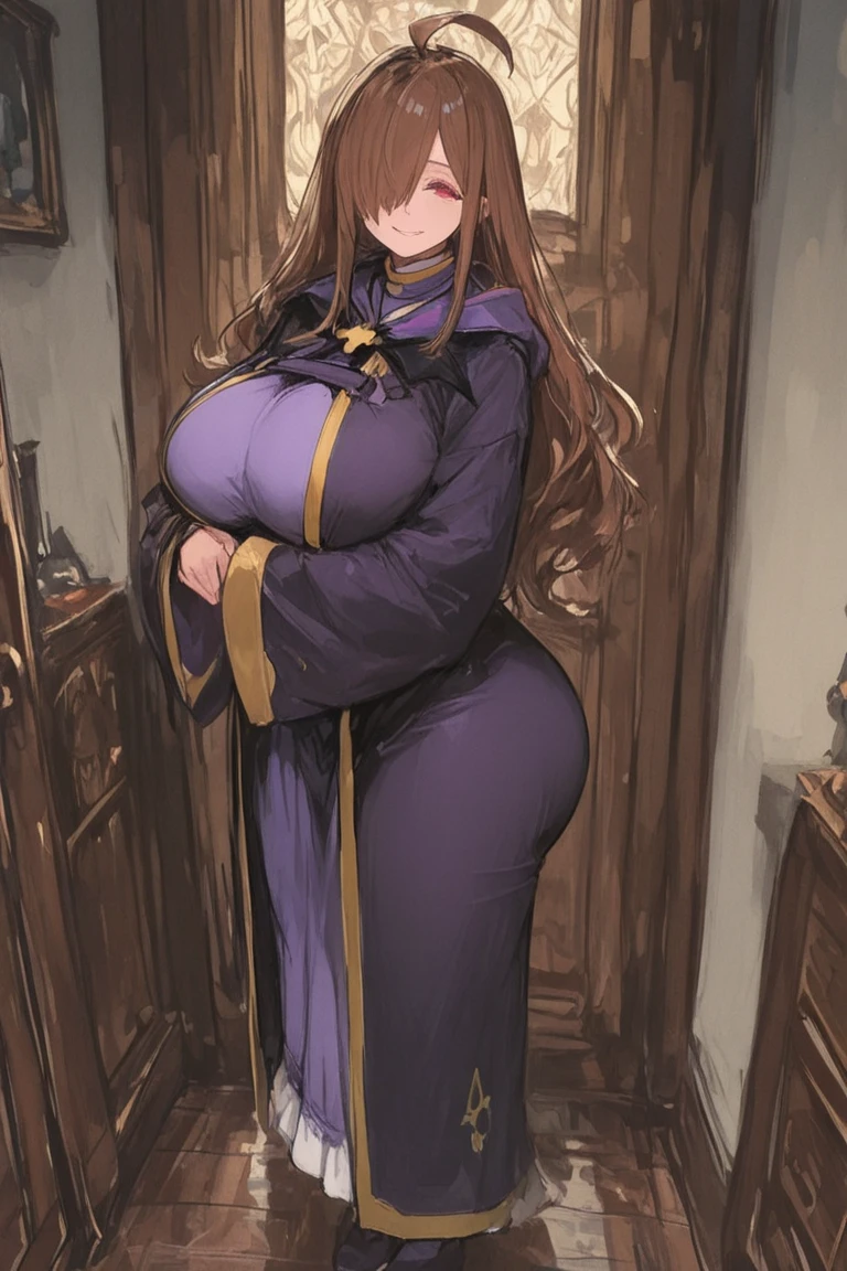 masterpiece, bestquality, ultra-detailed, 8K high resolution, artstation on trending,
middle ages, medieval times, Medieval European fantasy,
(flat design, ligne claire, photorealistic:1.4),
cinematic lighting, depth of field,
(1girl, fullbody, looking at viewer, front view:1.6),
(very long high ponytail, japanese, thick eyebrows, navy purple ninja uniform, very Short length yukata, Wide cuffs, Thigh-length yukata, ninja mask, very small mesh underwear, Full body very small mesh tights, tabi, black hair, Yamato Nadeshiko, bangs bangs, Cool beauty, angry eyes, Cold eyes, Half open eyes, half-closed eyes, Tight Mouth, wide mouth, Expressionless:1.4),
gigantic saggy breasts, (Clothes that are completely stuck to the chest, impossible clothes:1.5), Impossible clothing with perfectly shaped extremely gigantic puffy nipples, pawg, (thin thighs, thick calf), (slender body), thin waist, mature milf, puffy lip, lewd, vulgar, erotic, tall,
(standing contrapposto pose, spread legs, Hands on hips),
(SFW Clothing:1.8),
(white background:1.4),
