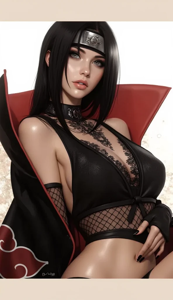 (beste-Qualit), (tmasterpiece), (Gloomy color scheme:1.5), ((Close-up of a girl in a long tunic)), 1girl in a long tunic:Carmilla, androgynous vampire, junji ito 4 k, with long gray hair, ito junji art, style of junji ito, portrait of sadako of the ring, Gentle androgynous princess , Beautiful androgynous princess , with her long black hair, stocklings, (big yellow eyes:1.3), fangs, detailing, (generous cleavage), Burst breasts, extra high resolution, 8K, (The blood on her lips runs down her neck), (Lovely Medium Breasts), perfect anatomy, (Gloomy color scheme:1.5), (shapely body), Microthongs, Beautiful slender legs, sexypose, (Hands Behind Your Back:1.2), (Looking down), (The gaze is directed downwards), (Night Sky Background: Red Moon)