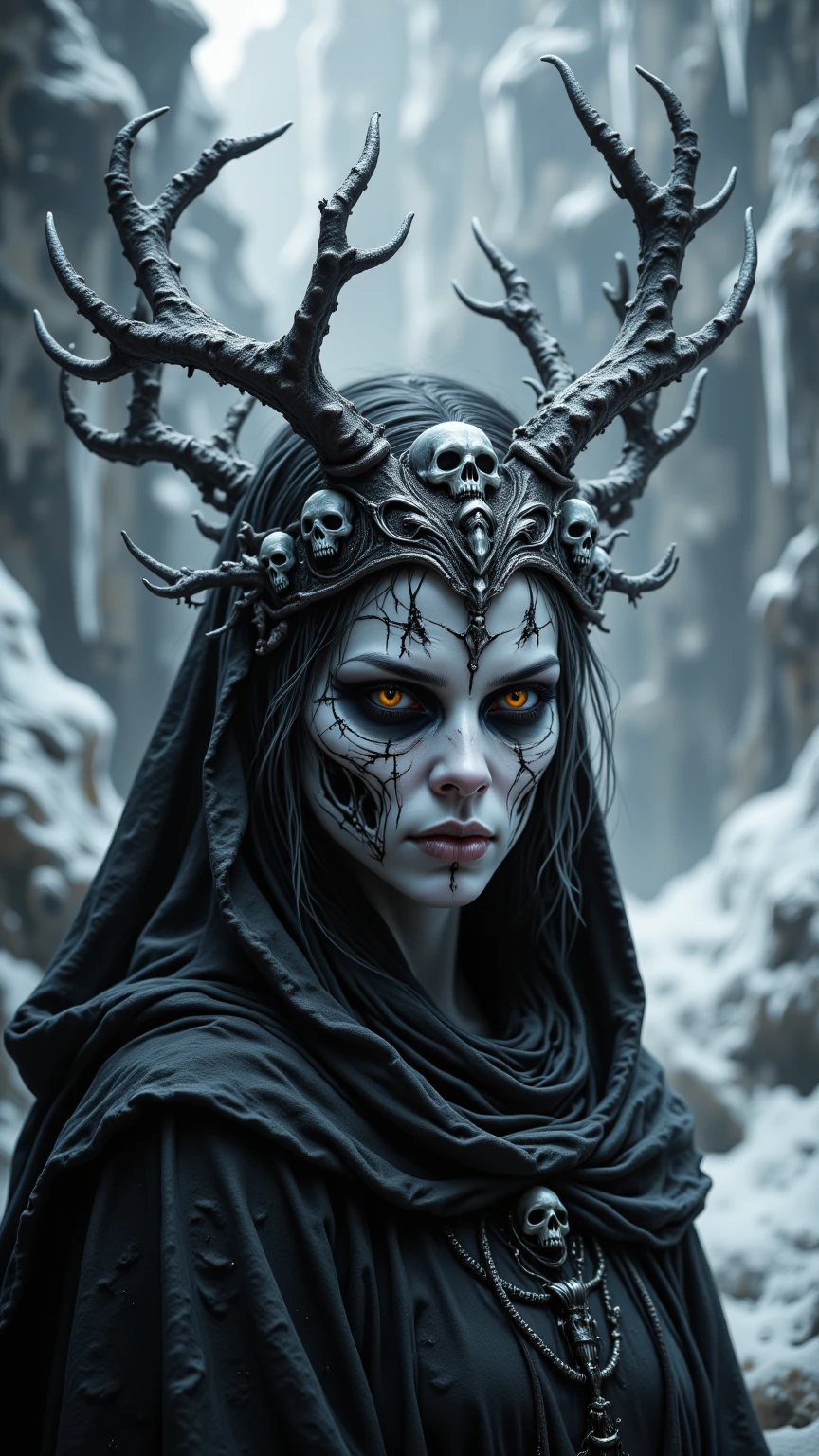 breathtaking digital artwork of a woman named Colleen Slaght, A dark and evil land, by Anato Finnstark
