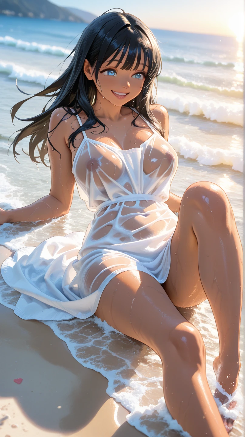 (Realistic, photo-Realistic:1.4), (masterpiece, Highest quality:1.2), RAW Photos, High resolution, Intricate details, whole body, alone, 31 year old Japanese woman, Wearing lingerie, Large Breasts, (Lying in bed, Leg spread:1.5), Makes your face smaller, (Detailed face, Beautiful attention to detail, Refined nose), Fine skin, Pale skin, Glowing Skin, Sweaty, (Wet underwear, See-through lingerie, Crotch close-up, Camel Toe), Photo Background, indoor, Bedroom,