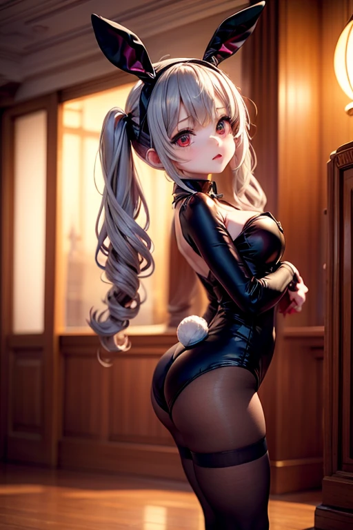 huge tit, Simple background, skin tight, cuteexpression ,Masterpiece,(Best quality,(Shiny skin),realisticlying,legs separated,spreads her legs apart,Showing your ass,Silver glasses,busty figure,Place your hands next to your face,near,Areola,Exposure to sexual organs,The lower body is heavily exposed,The upper body is severely exposed,fullnude,Smile Expression,