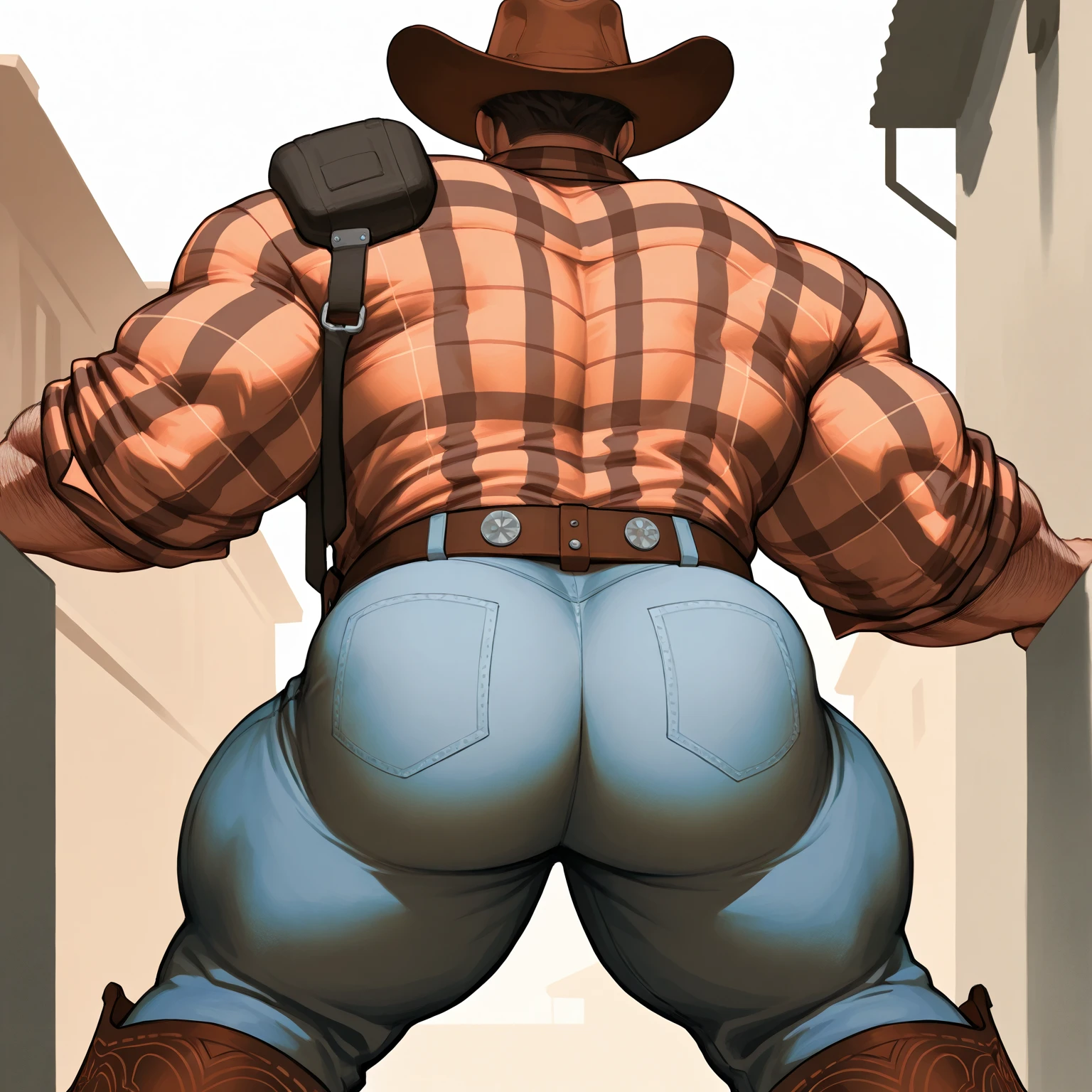 (Green short hair), (male centaur), ((bodybuilder)), ((very muscular)), ((broad chest)), ((thick pectorals)), abs, small waist, ((big biceps)), ((large penis)), ((glans)), ((testicles)), ((nipple piercings)), ((desert)), ((succulents)), galloping, running, cowboy hat, bandana, plaid shirt, lasso, rope, (veiny horse penis:1.0), black horse, centorea shianus, Texas, cactus