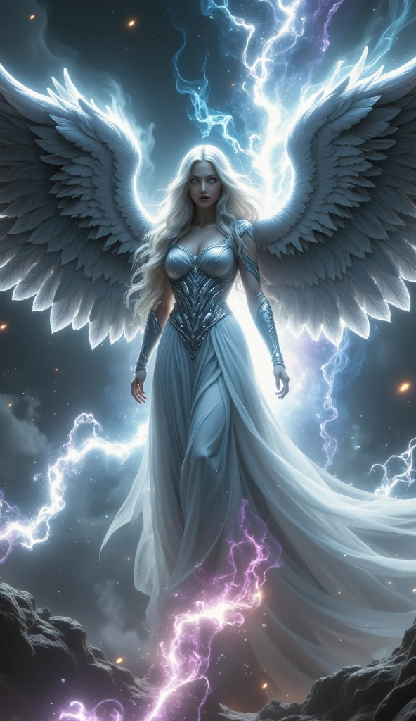 Pirate flag like one piece angel with wings like a skeleton