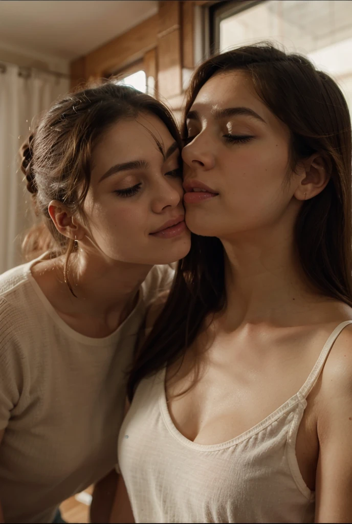 As a mia caliph kissing with lana rous