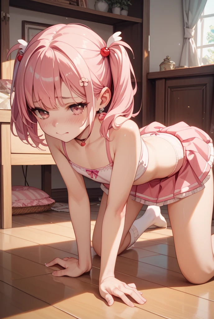 absolute resolution, super high quality, Super detailed, official art, masterpiece, master piece break one、女の赤ちゃん2people々:1.85、3year old child2people々:1.85、Ultra-flat chestにディープキス:1.85、on a fluffy futon:1.85、M-shaped spread legs:1.85、baby clothes:1.85、Zoom photo from above、Cute Kids Room:1.85、((かわいいbaby clothes:1.85、3year old child2people々:1.85、Ultra short height:1.85、Super young:1.85、vagina:1.85、Ultra-flat chest:1.85、baby face:1.85、baby face:1.85、baby face:1.85、Ultra-flat chestのshow nipples:1.85、crawl on all fours:1.85))、超小さくてSuper young:1.85、baby face:1.85、open one'chest of,Ultra-flat chest:1.85、Ultra-flat chestのshow nipples:1.85,show nipples:1.85、crying face、blush、my eyes are full of tears, please open your mouth wide:1.85,((vagina内に挿入された巨大なペニス:1.85、semen:1.85)),vagina 、On the crib:1.85,open one'chest of,Ultra-flat chest,Ultra-flat chestのshow nipples:1.85、(pink hair、short bob、Pigtails、beautiful pussy、Cute Kids Room、trembling:1.2)