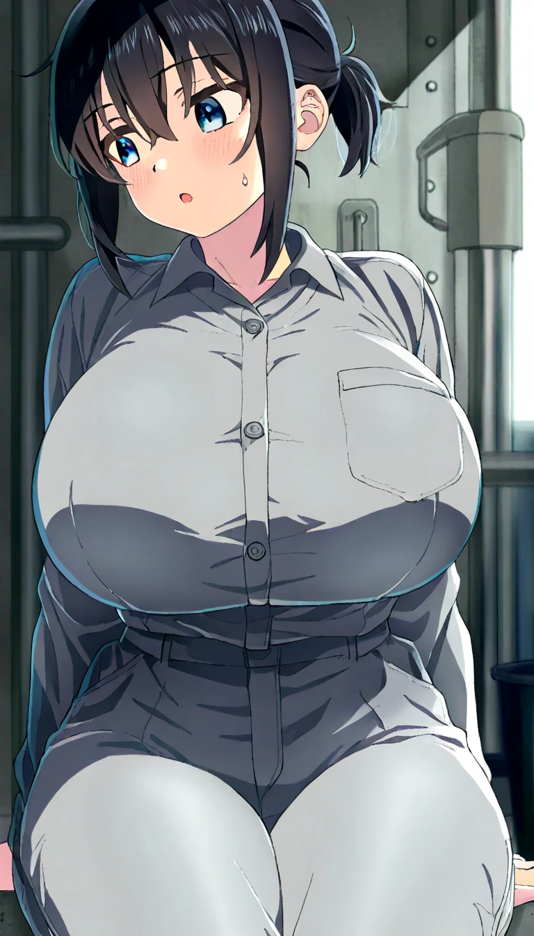 HDR, UHD, RTX, ((pixel-perfect, detail-perfect)), 1girl, fubuki, beautiful women, original outfit, looking at viewer, closed mouth, (nude, (pussy:1.2), no panties, wild lift, (arms behind on back:1.1), (masterpiece:1.2), best quality, super ultra high resolution, unity 8k wallpaper, (illustration:0.8), (beautiful detailed eyes:1.6), extremely detailed face, perfect lighting, extremely detailed CG, (perfect hands, perfect anatomy),