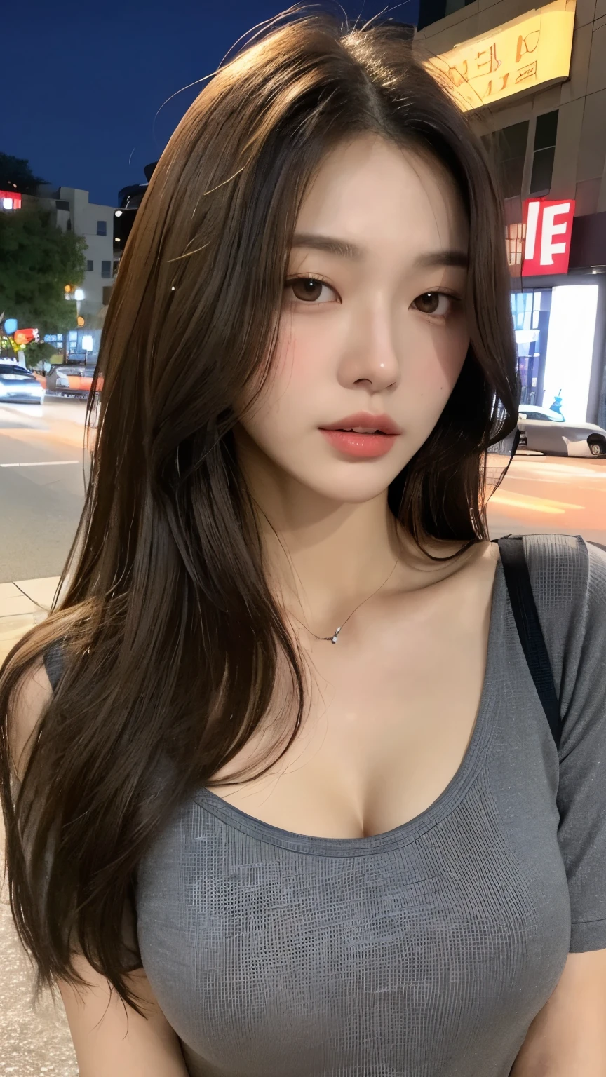 Random Posture,1girl,Seduction,Beautiful,Lips,Realistic,Photo_\(Medium\),Alone,(Masterpiece),(Realistic:1.3),Ultra Detail,(High Definition Skin:1.2),(Best Quality:1.0), (Ultra Hi-Res:1.0), (ULZZANG-6500:0.3), Beautiful Clear Eyes, Delicate Necklace,Sunshine, (Delicate makeup is beautiful), ( aroused blush Heavy breathing:1.0) , (Soft Glove Room: 0.5), Mix 4
