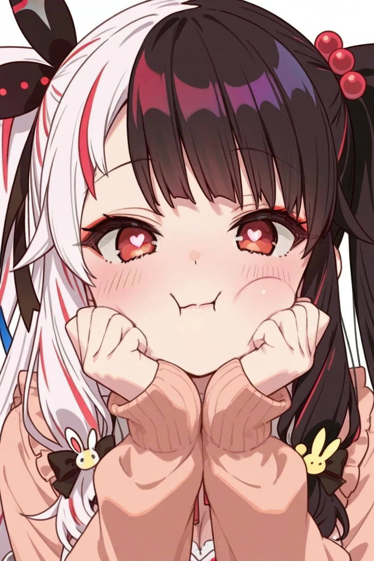 (8k, Raw photography, masutepiece, top-quality, Ultra-Details, anime), (Photorealsitic:1.5), super detailed skin, Beautiful detailed eyes, (8 years old beautiful loli), nude, umamusume, Kitasan Black, horse tail, horse ears, horse tail, Split, kneeling, hands on boy’s body, blowjob, deepthroat for viewer, from above, 1boy, 1penis, boy grabs girl’s head by both hands, head, oral sex, penis into mouth, cum on face, cum from mouth
