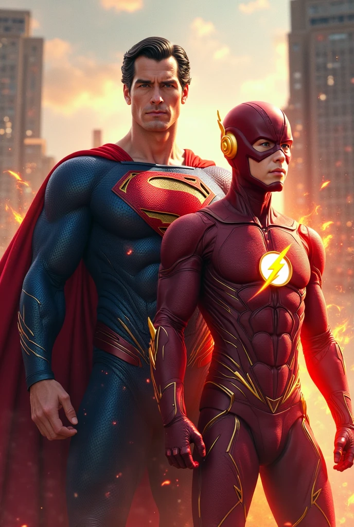 Flash +Superman