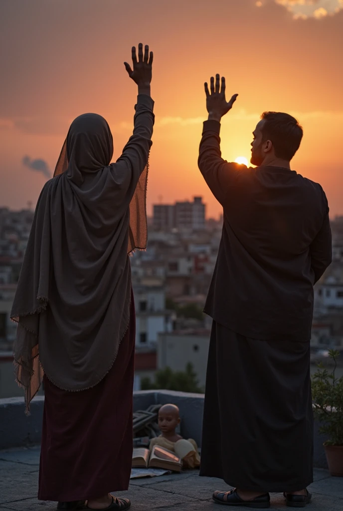 Create an image of a Brazilian man wearing only the national team jersey, in jeans and adidas sneakers with a cap and glasses, dancing a Saudi woman dressed in a black veil and all black clothing as a typical Saudi Arabian dress, she needs to be wearing niqab