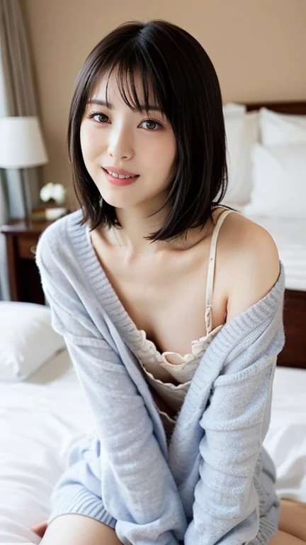 (((Dressing:1.8))), ((Dress up reliably:1.8)), (((pantie shot:1.8))), (((Show the camera everything about your panties:1.5))), (((Showing your crotch to the camera:1.8, Sit on the sofa with your knees bent:1.8, sit with both knees raised:1.8))), (((shool uniform:1.8, Dark blue mini skirt:1.5, white panties with a small area,:1.5))), (ssmile:1.5), 1girl in, 15yo student, 7headed body, Ideal ratio body proportions, erectile nipple, Medium hair, A dark-haired, With bangs, small tits, A slender, Small buttocks, beauty legs, Skinny Legs, surrealism, Cinematic lighting, depth of fields, One-person viewpoint, F/1.8, 135 mm, nffsw, masutepiece, ccurate, ((Anatomically correct:1.3)), Textured skin, Super Detail, high details, High quality, awardwinning, Best Quality, hight resolution, 8K