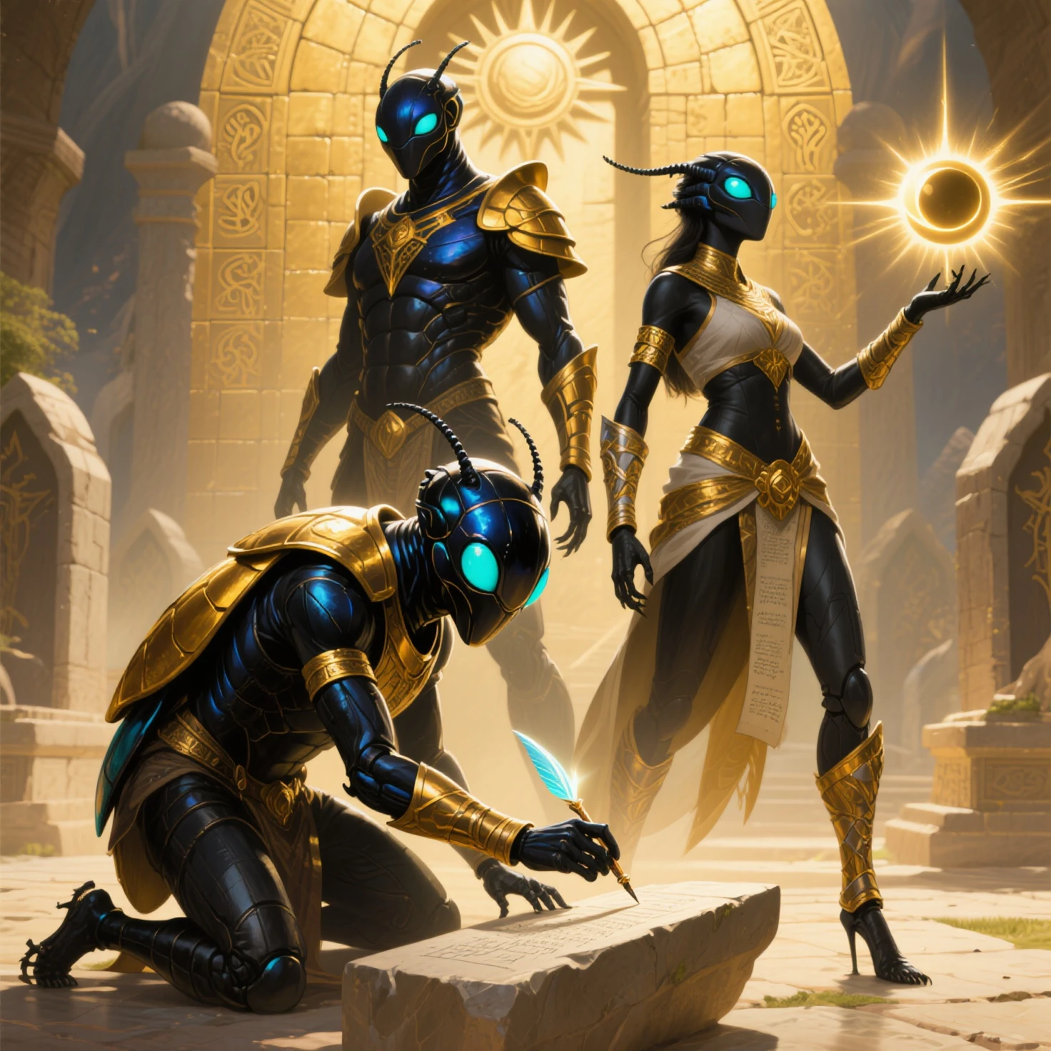 (otherworldly, otherworldly atmosphere, otherworldly appearance), highly insanely detailed, masterpiece, top quality, best quality, highres, 4k, 8k, RAW photo, ((ancient egyptian theme:1.2)),
<lora:XenomorphDNA:0.8>,
xenomorphdna 1girl,
armored dress, armored skin, alien, (fantasy world)