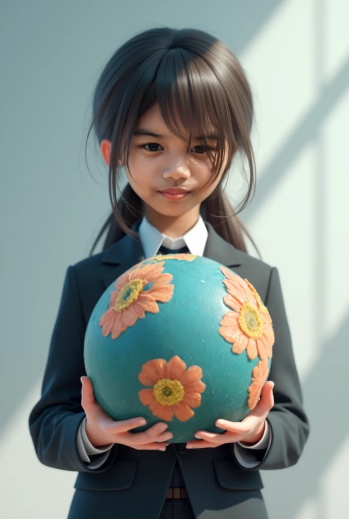 (((One girl))), blond hair, bob cut, (cowboy shot), (looking at viewer), face in focus, breasts, teenager, head tilt:1.3, (((blue eye))), ((happy smile)), ((full face blush)), school summer uniform, white shirts, black tie, black skirt, cleavage, anime style, (best quality, 4k, 8k, highres, masterpiece:1.2, ultra-detailed, ultra-detailed eyes, HDR, UHD, studio lighting, ultra-fine painting, sharp focus, physically-based rendering, extreme detail description, professional, vivid colors, bokeh)
