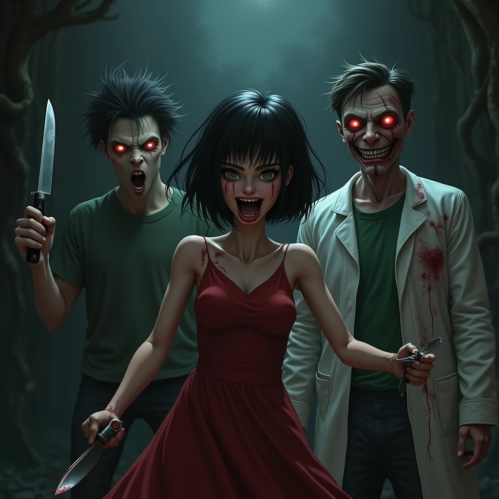 1girl, zombie, rotting flesh, decaying, horror, disgusting, monstrosity, strange, weird, shocking, odd, bizarre, cartoonish