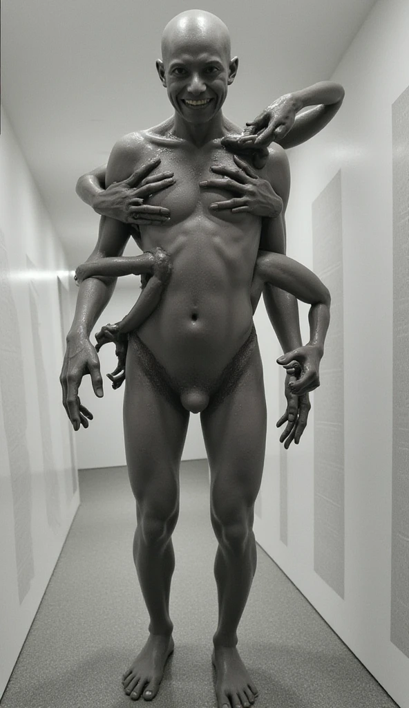 Petrified statue of a hyena football player, dungeon, full body, pants pulled down, holding shirt up, (large erect penis:1.3), (erection:1.5), (masturbation:1.3), cum, petrification, turned into sandstone, asfr, mouth open, gray tongue, (angry:1.4), (fearful:1.4), spiky hair, statue, cracked stone, football gear, (ejaculating:1.4), (gray penis:1.4), (back arched:1.2), (wide eyes:1.4), no pupils, (wide stance:1.4), (body tensed up:1.7), (veins:1.2), (arm raised:1.5), (cock ring:1.4), (looking at hand:1.6), (closeup of torso:1.2), (back against wall:1.4), (threatening pose:1.3), (leaning back:1.3), ((3/4 view:1.5)), (cum dripping down penis shaft:1.3), (penis tilted up:1.6), (stone texture on body:1.4), (cumming on face:1.4), (on plinth:1.4), (Heavy shadows:1.4), (bowl of semen:1.4), (white nose:1.4), (white glans:1.4), (standing:1.4)
