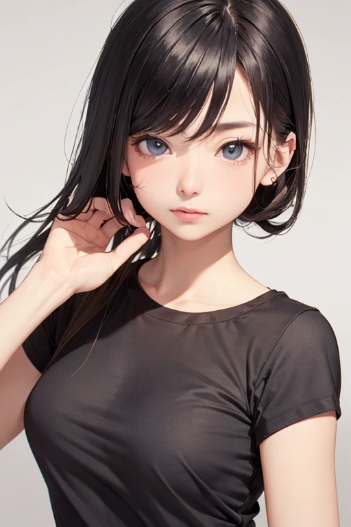 (((masterpiece))),(((High resolution)))、(((8K quality)))、(((perfect face)))、(((Korean idol)))、30 years old, ((sleeveless)), ((top quality eyes)), detailed face, (detailed texture), look at the camera, big tits
