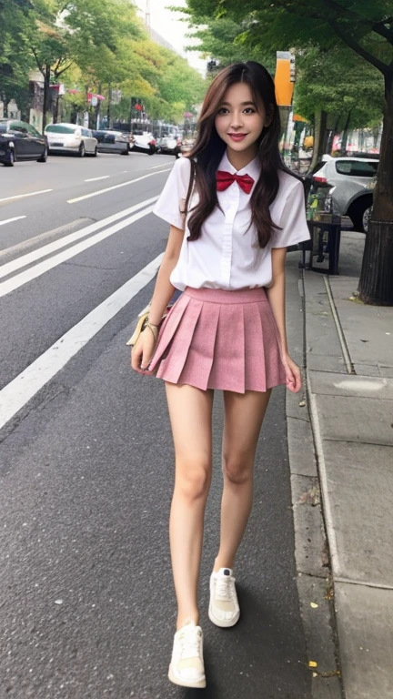 Cute Kawaii Girl Elementary School Student Sexy Body Full Body Legs Emphasis