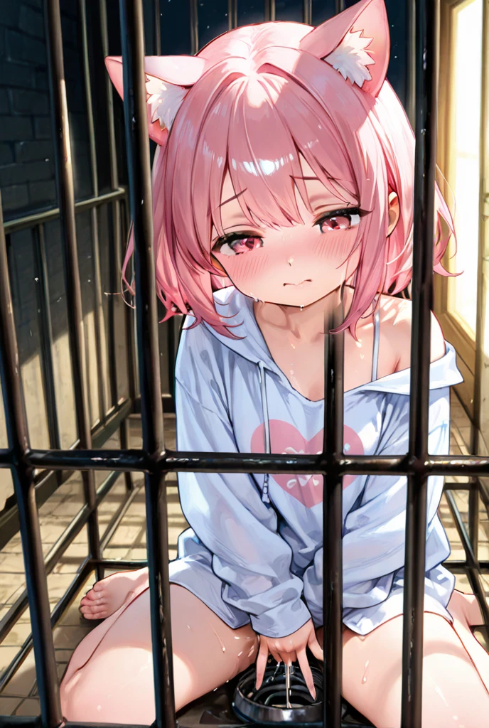 masterpiece、Highest quality、Best image quality、High resolution、prison、background